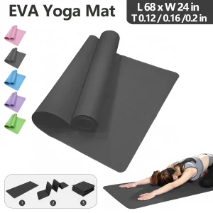 Eco-Friendly Natural Rubber Yoga Mat