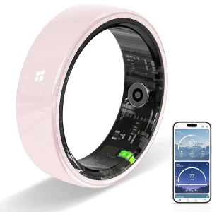 Ceramic Health Tracking Smart Ring