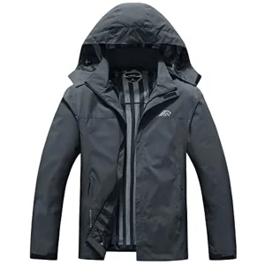 Lightweight Hooded Rain Jacket