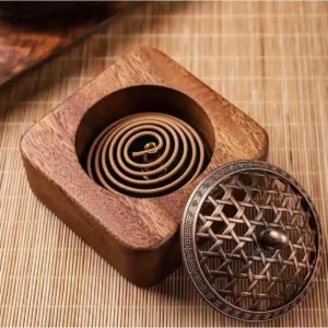 Walnut Wood Incense Holder